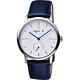 agnes b. 法國時尚小秒針手錶(BN4001X1)-白x深藍色錶帶/38mm product thumbnail 2
