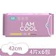 【良爽】I AM COOL-  花香涼感衛生棉-6入組(多款任選) product thumbnail 6