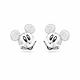 SWAROVSKI 施華洛世奇 Disney Mickey Mouse 耳釘白色, 鍍白金色 product thumbnail 3