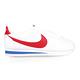 NIKE WMNS CLASSIC CORTEZ LEATHER 女休閒鞋- 慢跑 807471103 白紅藍 product thumbnail 2