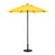 樂生活嚴選 戶外大型加厚款防潑水防風折疊傘6.5尺-黃色(不含傘座) product thumbnail 2