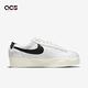 Nike 休閒鞋 Blazer Low Platform 女鞋 厚底 增高 毛料鞋面設計 鉚釘後跟 穿搭 白 DO2115-133 product thumbnail 3