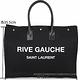 YSL Saint Laurent Rive Gauche 帆布手提托特包(黑色) product thumbnail 6