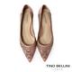 Tino Bellini 巴西進口蕾絲簍空花紋牛皮尖頭高跟鞋FWDV024-藕粉 product thumbnail 4