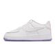 Nike 休閒鞋 Air Force 1 GS 運動 女鞋 可拆式魔鬼氈貼片 果凍底 大童 穿搭 白 DB1856-100 product thumbnail 2