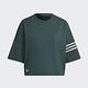 Adidas Adicolor [HS6774] 女 短袖 上衣 T恤 國際版 休閒 寬鬆 棉質 舒適 穿搭 綠 product thumbnail 4