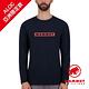 【Mammut 長毛象】QD Logo Print Longsleeve T-Shirt AF Men 快乾LOGO長袖T恤 海洋藍PRT2 男款 #1016-01030 product thumbnail 3