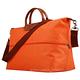 Longchamp 可擴式大型旅行袋手提/肩背(橘) product thumbnail 2