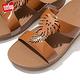 FitFlop LOTTIE JUNGLE LEAF SLIDES 熱帶葉飾H型雙帶涼鞋-女(淺褐色) product thumbnail 5