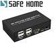 SAFEHOME USB 4K HDMI KVM 1對2手動切換器 用一組HDMI螢幕、USB鍵盤/滑鼠操作兩台電腦附控制器 SKH102 product thumbnail 6