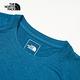 【The North Face 官方旗艦】北面男款藍色吸濕排汗短袖T恤｜7WD3O01 product thumbnail 5
