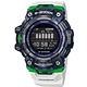 G-SHOCK CASIO 卡西歐 多功能運動 藍牙 半透明 電子液晶 手錶-白綠色/48mm product thumbnail 2