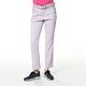 【Lynx Golf】女款日本進口布料造型拉頭設計靴型褲窄管休閒九分褲-粉紫色 product thumbnail 3