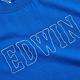 EDWIN 紅標 繡線LOGO短袖T恤-男-藍色 product thumbnail 4