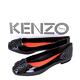 KENZO Tiger 老虎浮刻漆皮平底鞋(黑色) product thumbnail 4