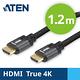 ATEN CA101 1.2公尺 高速True 4K HDMI線材附乙太網路功能 product thumbnail 2