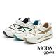 休閒鞋 MODA MODAY 活力運動風異材質老爹綁帶厚底休閒鞋－黑 product thumbnail 7