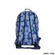 HAPI+TAS 日本原廠授權 可手提摺疊後背包 深藍塗鴉花朵 旅行袋 摺疊收納袋 購物袋 product thumbnail 3