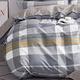 FOCA布魯斯-單人-韓風設計100%精梳純棉三件式兩用被床包組 product thumbnail 5