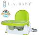 (L.A. Baby) 攜帶式兒童摺疊餐椅(橘/綠色) product thumbnail 3