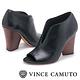 VINCE CAMUTO-真皮V字魚口高跟踝靴-黑色 product thumbnail 6