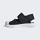 Adidas Superstar 360 C [FV7586] 中童鞋 運動 休閒 涼鞋 黏扣帶 保護 愛迪達 黑 product thumbnail 6