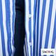 SOMETHING  長版條紋 長袖襯衫-女-土耳其藍 product thumbnail 9