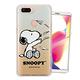 史努比 SNOOPY 正版授權 OPPO R11s 漸層彩繪空壓手機殼(紙飛機) product thumbnail 2