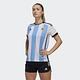 ADIDAS AFA H JSY W D女足球阿根廷隊短袖上衣-藍白-HF1485 product thumbnail 3