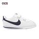 Nike 休閒鞋 Cortez Basic 小童鞋 白 藍 魔鬼氈 皮革 嬰兒鞋 小朋友 904769-106 product thumbnail 6