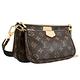 LV M44813 Multi Pochette Accessoires 三合一手提斜背包/麻將包(綠邊) product thumbnail 4