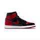 Nike Air Jordan 1代 OG 男鞋 Patent Bred 亮漆皮 經典黑紅配色 555088-063 product thumbnail 3