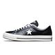 CONVERSE ONE STAR OX 男女 休閒鞋 皮革 黑白-165741C product thumbnail 3