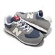 New Balance 休閒鞋 574 大童 女鞋 寬楦 影灰 復古藍 麂皮 拼接 運動鞋 NB GC574GWH-W product thumbnail 7