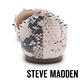 STEVE MADDEN-ESTER蛇紋鉚釘尖頭側空平底鞋-白色 product thumbnail 7