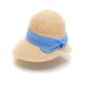 tripose INA 100% Raffia入門款不對稱設計草帽 (飾帶-藍色) product thumbnail 2