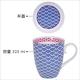 《Tokyo Design》附蓋濾茶馬克杯(圖騰藍325ml) | 濾茶器 水杯 午茶杯 咖啡杯 product thumbnail 3