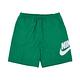 Nike 短褲 Club Shorts 男款 綠 白 梭織 抽繩 棉褲 FN3304-365 product thumbnail 2