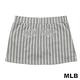 MLB-紐約洋基隊繡花條紋休閒短裙-麻灰(女) product thumbnail 2