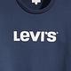 Levis 男款 大學T 金屬銀Logo 內刷毛 product thumbnail 6