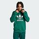 Adidas Trefoil Hoody [IM9407] 男 連帽上衣 帽T 運動 經典 三葉草 休閒 棉質 綠 product thumbnail 2