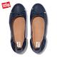 【FitFlop】ALLEGRO BOW LEATHER BALLERINAS 經典全皮革芭蕾舞鞋娃娃鞋-女(午夜藍) product thumbnail 5