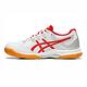 Asics GEL-Rocket 9 [1072A034-101] 女鞋 運動 羽排球 室內 緩衝 穩定 亞瑟士 白紅 product thumbnail 2