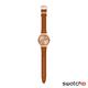 Swatch Skin Irony 超薄金屬系列 BROWN QUILTED 率性棕(38mm) product thumbnail 5