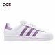 adidas 休閒鞋 Superstar 低筒 運動 女鞋 愛迪達 經典款 貝殼頭 球鞋 穿搭 白 紫 EE9152 product thumbnail 6