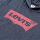 Levis 男款 口袋帽T 經典斑駁仿舊Logo 藍 product thumbnail 6