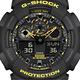 CASIO卡西歐 G-SHOCK 潮流警示 搶眼黑黃 雙顯系列 GA-100CY-1A_50mm product thumbnail 5