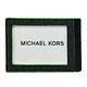 MK MICHAEL KORS GIFTING滿版LOGO卡片夾-綠 product thumbnail 3