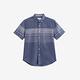 Arnold Palmer -男裝-質感格紋純棉短袖襯衫-深藍色 product thumbnail 7