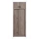 時尚屋 維也納3x7尺木心板推門一款三式被櫥衣櫃 寬82x深61x高220公分 product thumbnail 5